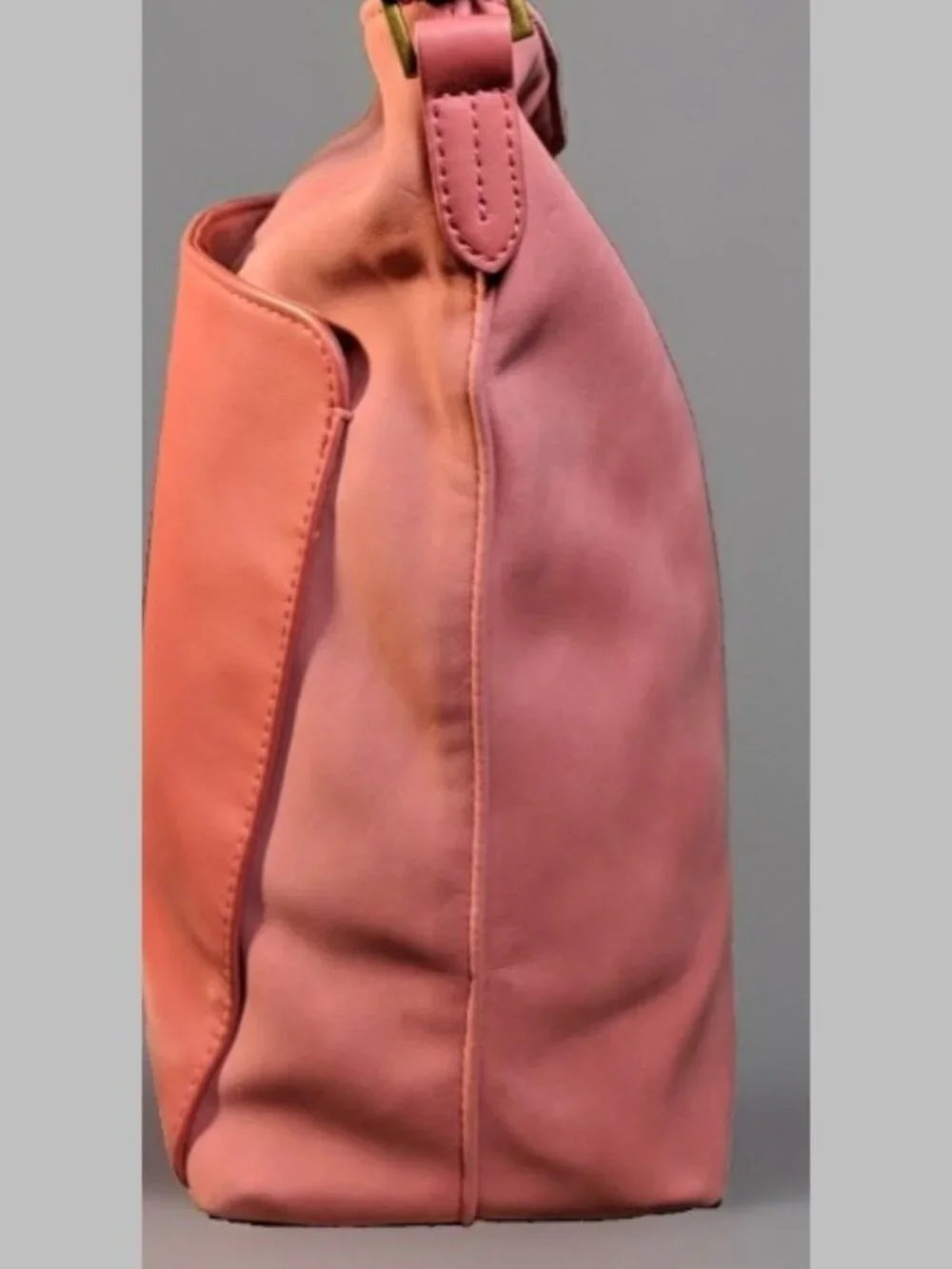 Universal Thread Coral Hobo Shoulder Bag Crossbody Purse Removable Strap Pocket